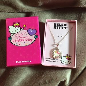 Stirling Silver Hello Kitty Necklace